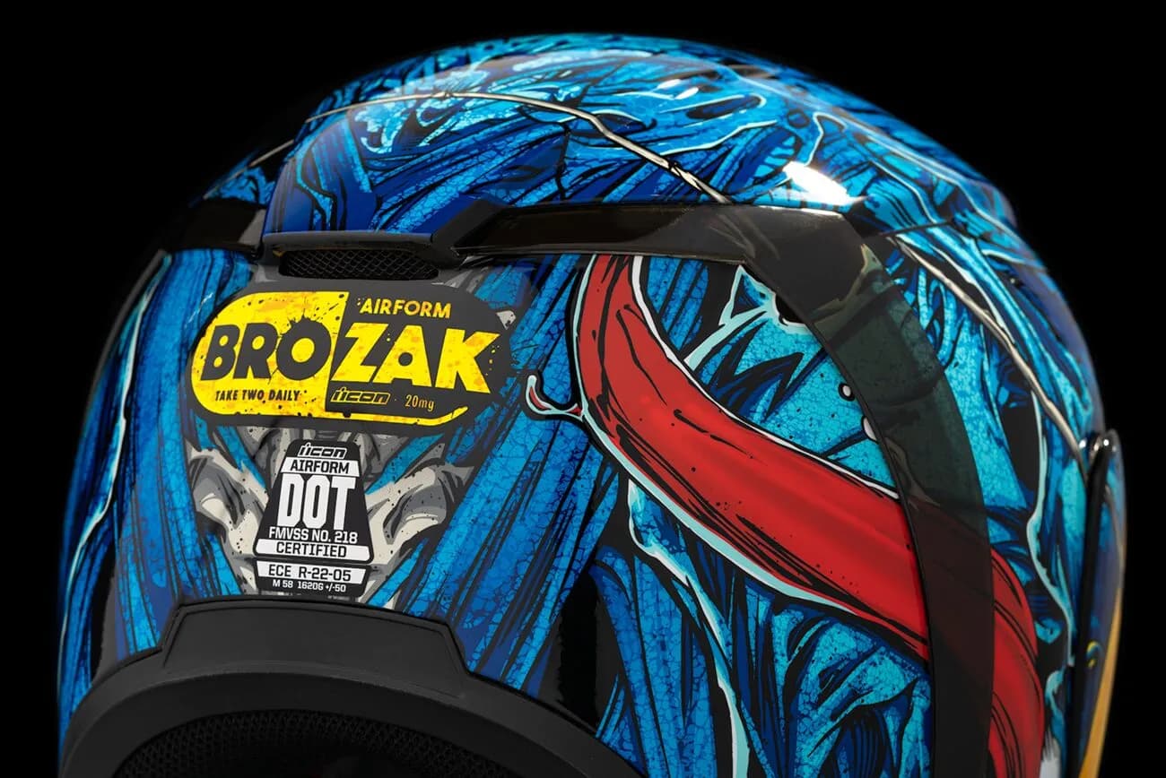 Casco ICON Airform MIPS Brozak Azul
