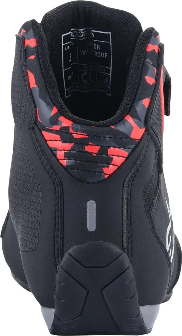 Botas Alpinestars Sektor Waterproof Negro Gris Roj