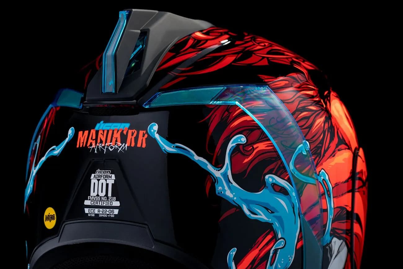 Casco ICON Airflorm MIPS Manik'RR Rojo