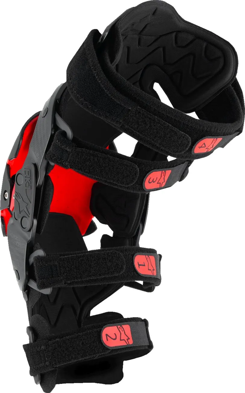 Rodilleras Alpinestars RK-1 Plasma Negro Rojo