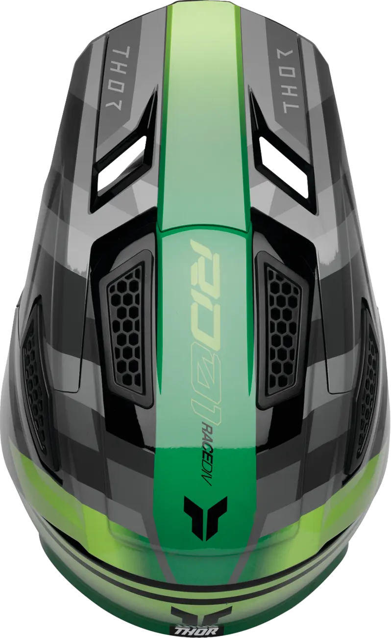 Casco THOR Fleet Camber Negro Verde