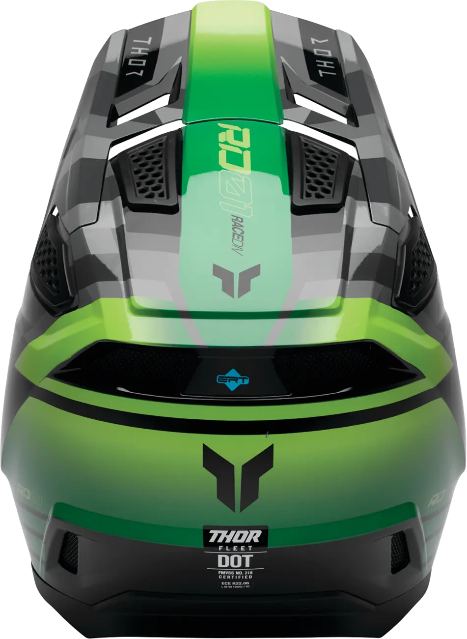 Casco THOR Fleet Camber Negro Verde