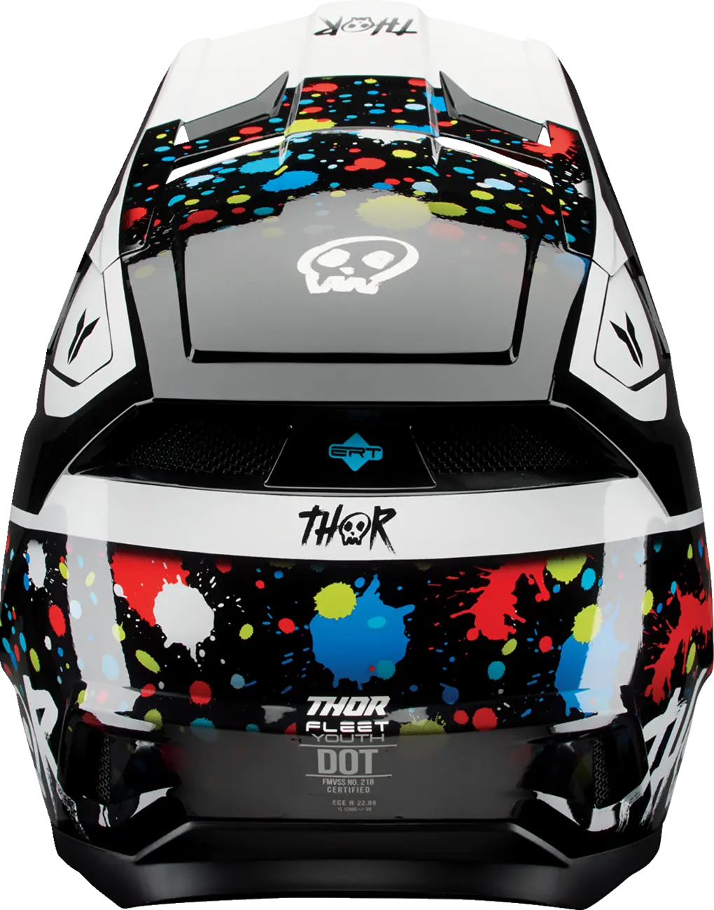 Casco THOR Fleet Infantil Splat Negro