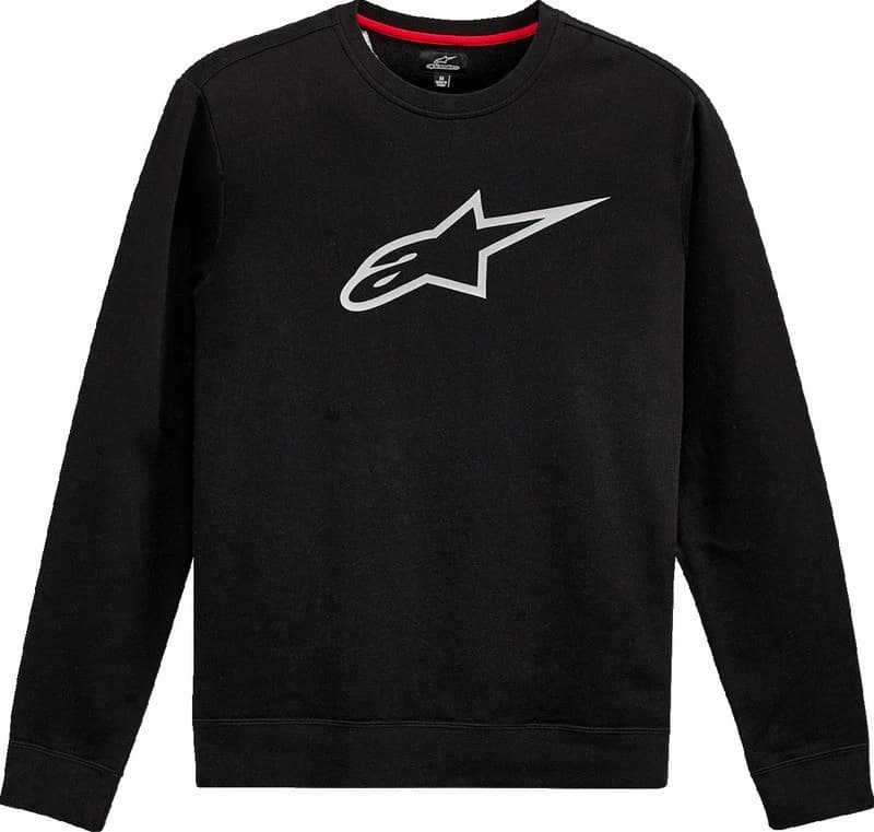 Sudadera Alpinestars Ageless Crew Negro Gris-DESCA image_1