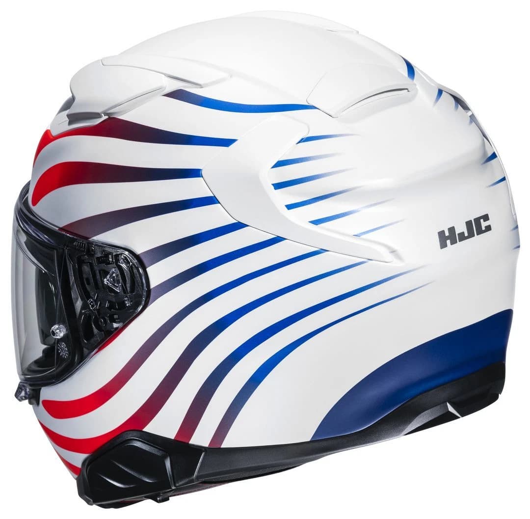 Casco Integral HJC F71 Zen MC21SF Blanco Rojo Azul Casco Integral HJC F71 Zen MC21SF Blanco Rojo Azul