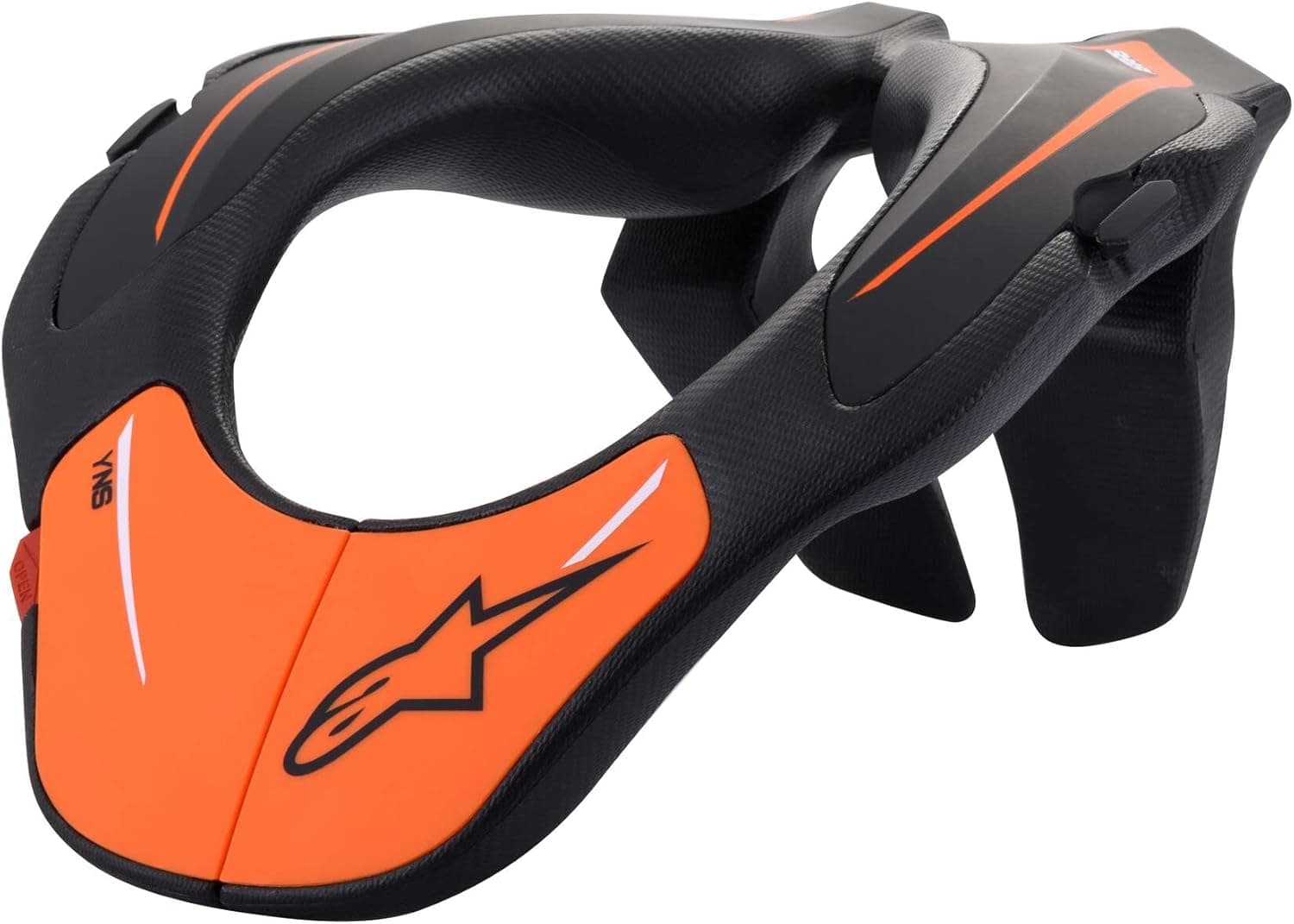 Soporte Cuello Alpinestars Youth Negro Naranja image_1