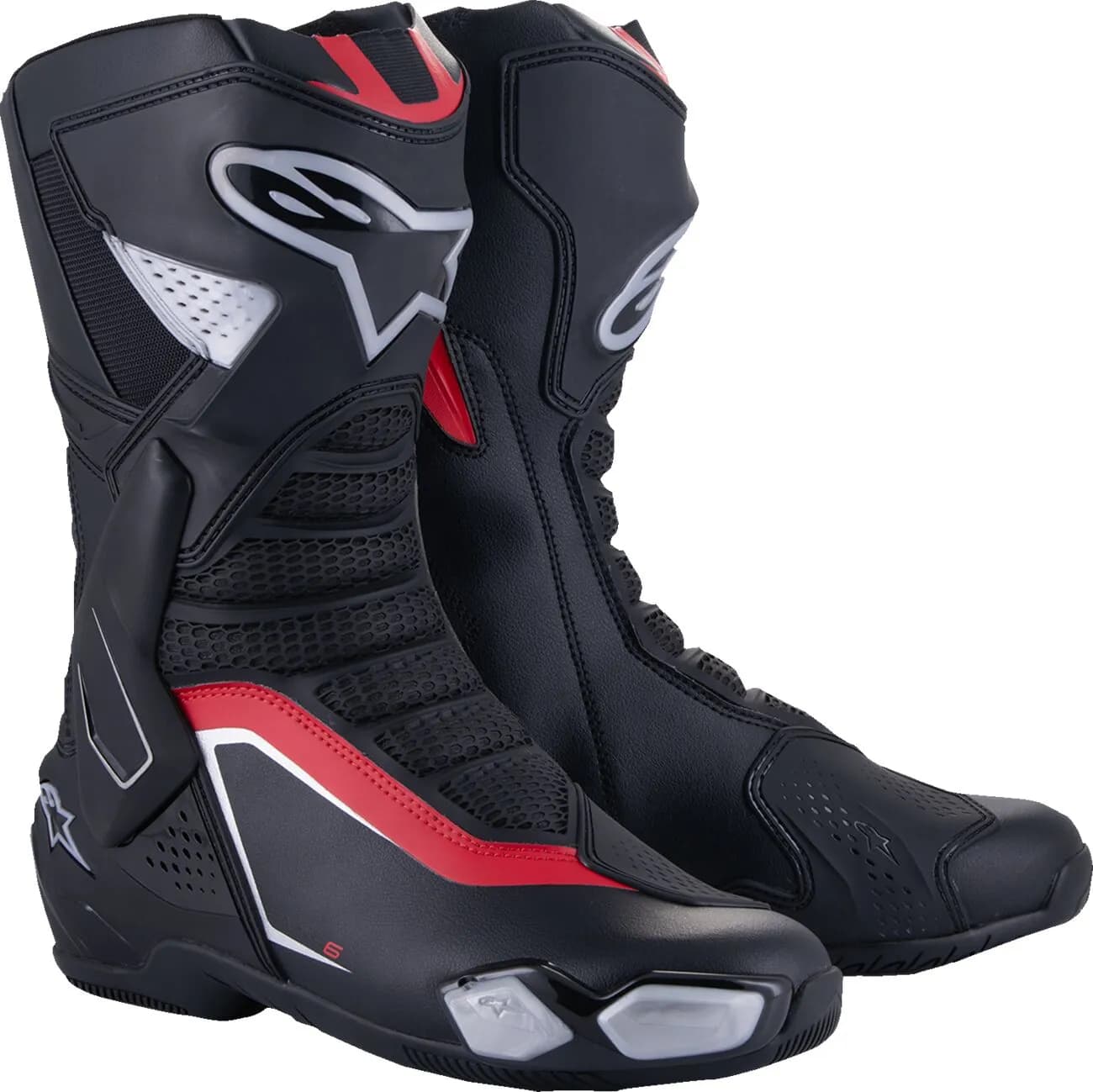 Botas Alpinestars SMX-6 V3 Negro Gris Rojo image_1