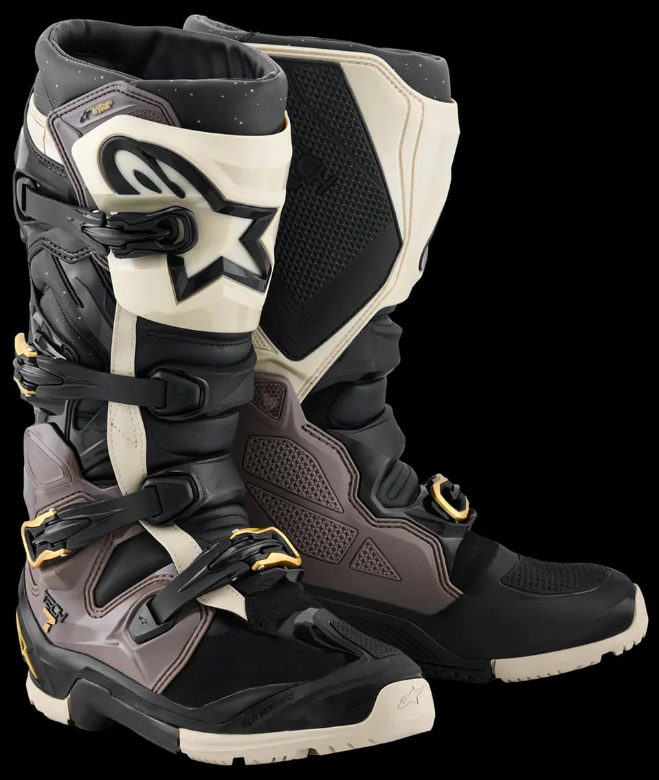 Botas Alpinestars Tech 7 Enduro Drystar Negro Gris Oro 2010526-1558 image_1