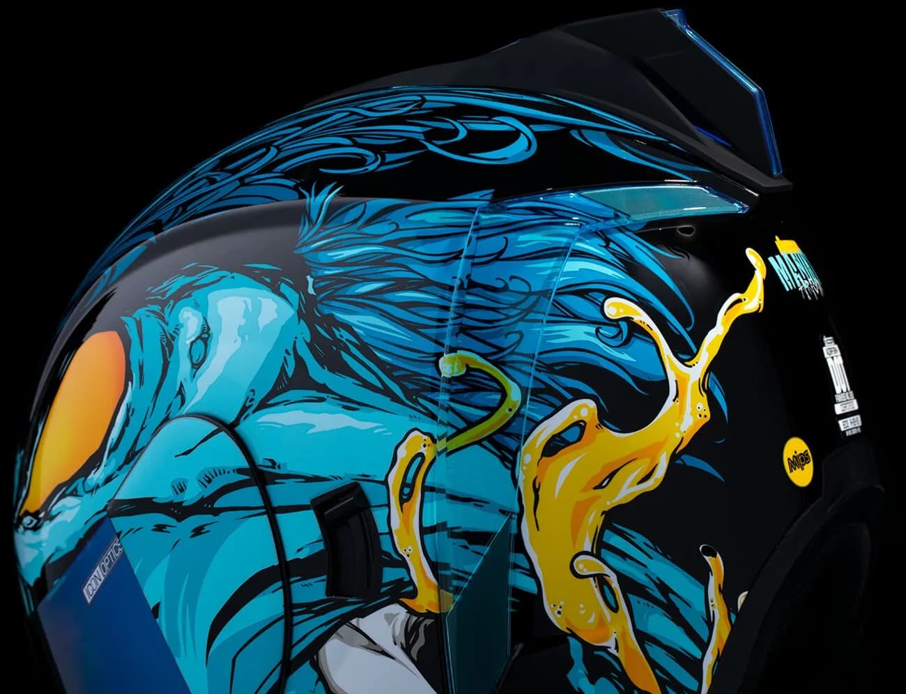 Casco ICON Airflorm MIPS Manik'RR Azul Casco ICON Airflorm MIPS Manik'RR Azul