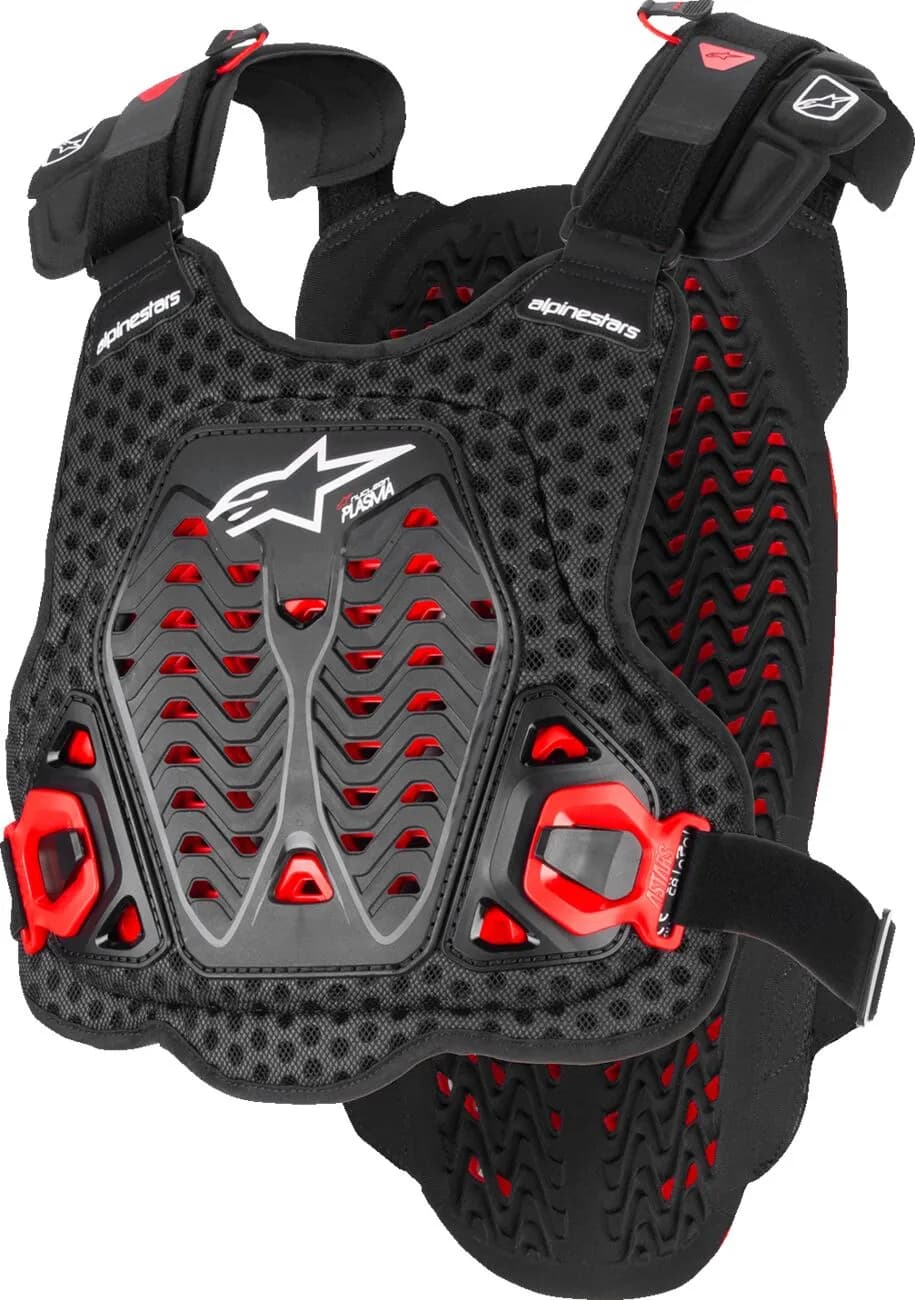 Protector Alpinestars A-5 Plasma Negro Rojo image_1