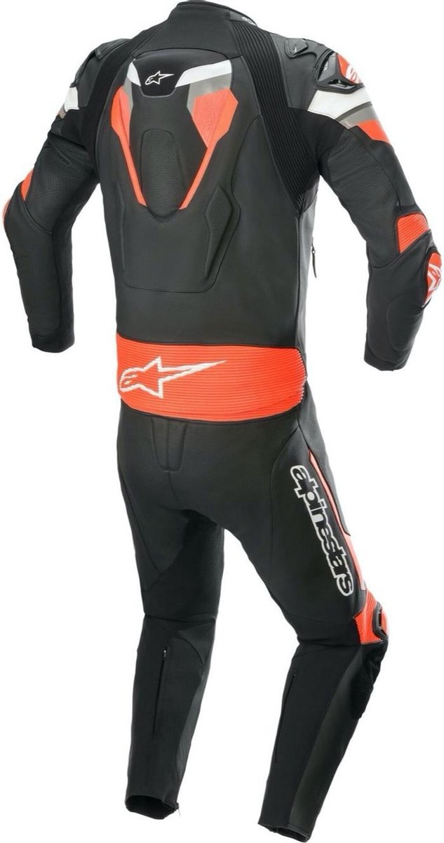 Mono Alpinestars Atem V4 Negro Gris Rojo 2pc Mono Alpinestars Atem V4 Negro Gris Rojo 2pc
