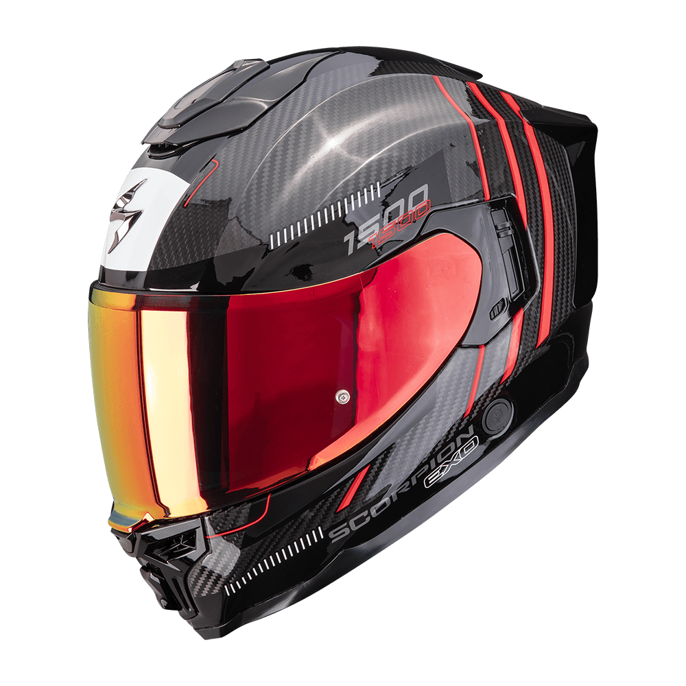 Casco Scorpion EXO-1500 Carbon Air Zity Negro Rojo image_1