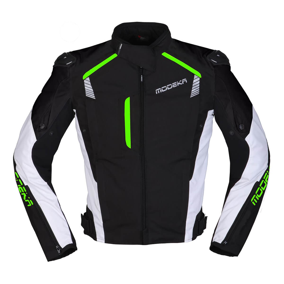 Chaqueta Modeka Lineos Negro Verde image_1