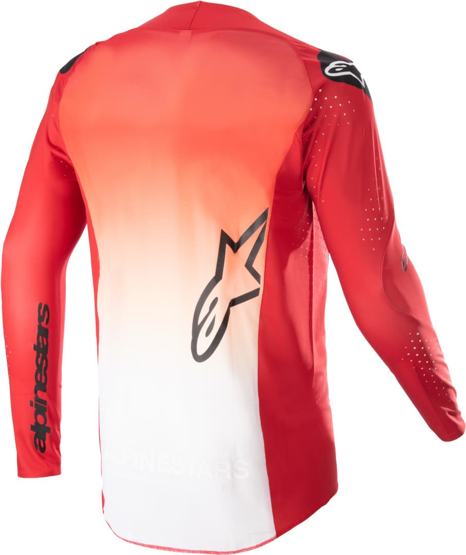 Camiseta Alpinestars Supertech Risen Rojo Blanco-D Camiseta Alpinestars Supertech Risen Rojo Blanco-D