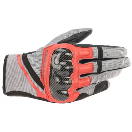 Guantes Alpinestars Chrome Gris Rojo DESCATALOGADO image_1